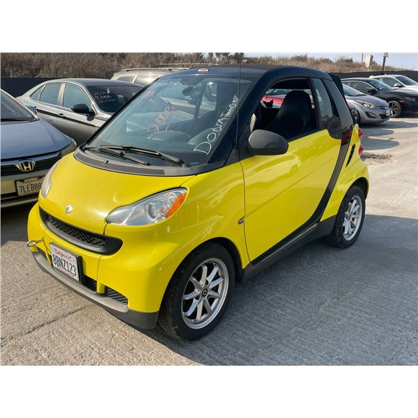 SMART FORTWO 2008 SALV T/DONATION