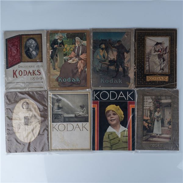 8pc Collection of Kodak Catalogues, 1899 - 1931
