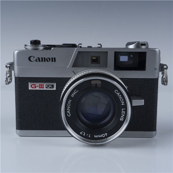Canon Canonet QL17 G-III 35mm Rangefinder Camera, 40mm f/1.7