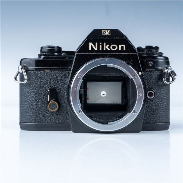 Nikon EM 35mm Film Camera Body, Black Finish
