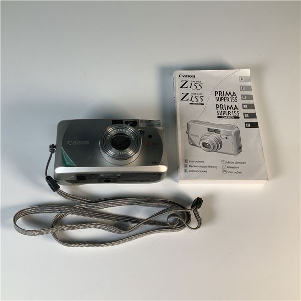 Canon Sure Shot Z155 Caption 35mm Camera with Lens and Box