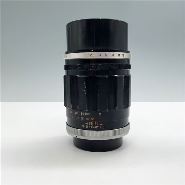 Canon FL 135mm Lens with Leather Case & Caps