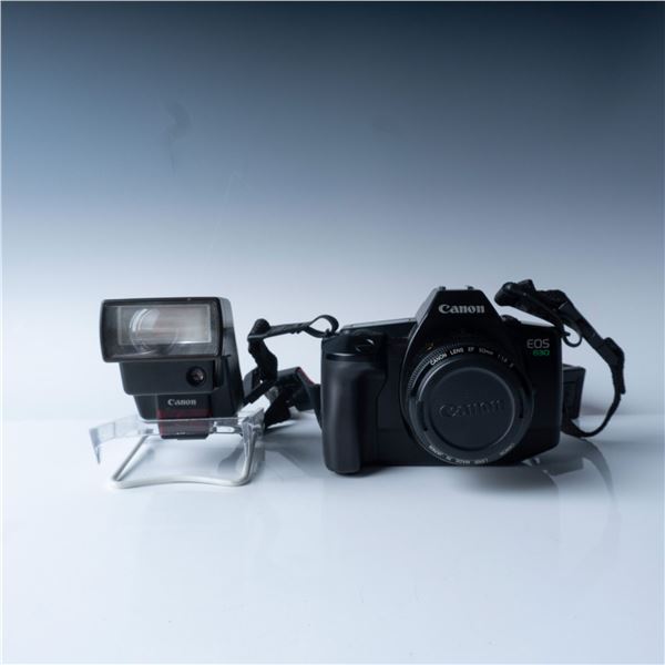 2pc Canon EOS 630 Camera, EF 50mm Lens and Speedlite Flash