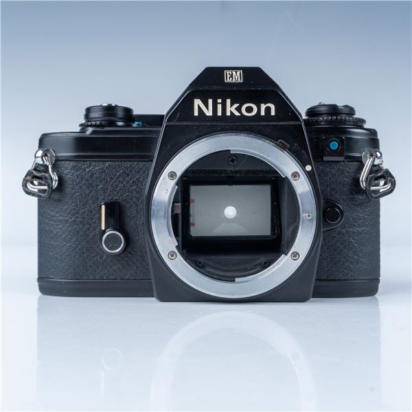 Nikon EM 35mm Film Camera Body, Black Finish