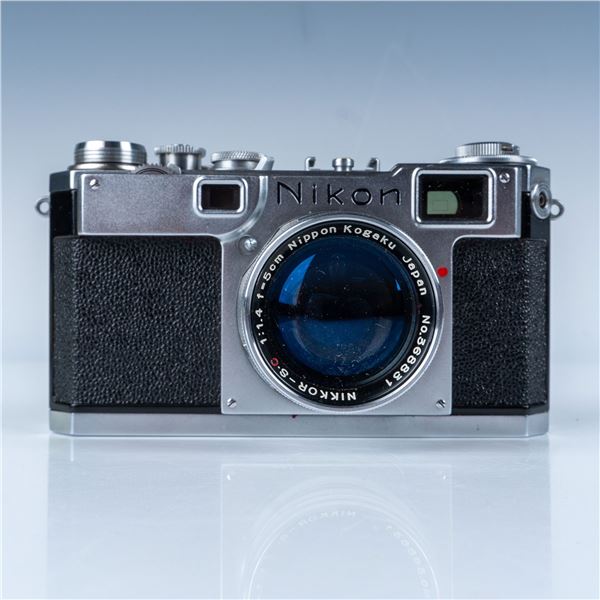 Nikon S2 Rangefinder Camera w/ Nikkor-SC 50mm f/1.4 Lens