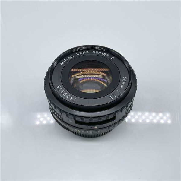 Nikon 50mm Series E Lens, f/1.8 with Caps