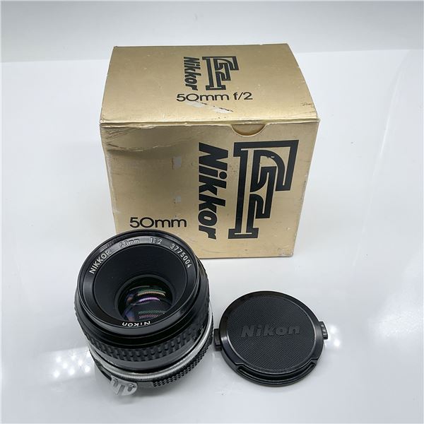Nikon Nikkor 50mm f/2 Lens