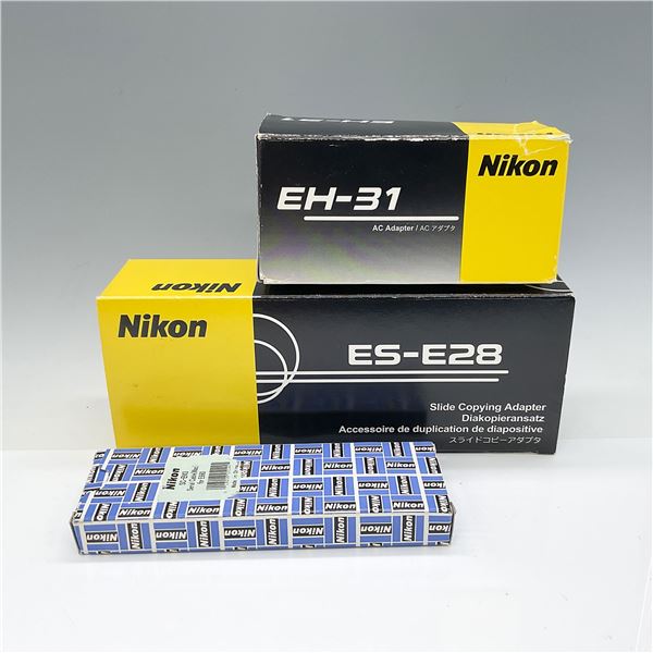3pc Nikon Slide Adapter, AC Adapter, Serial Cable