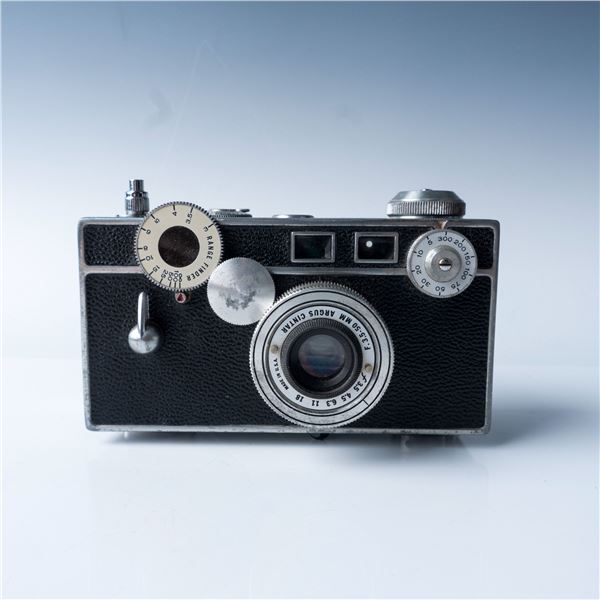 Argus C3 Rangefinder 35mm Film Camera with 50mm Lens