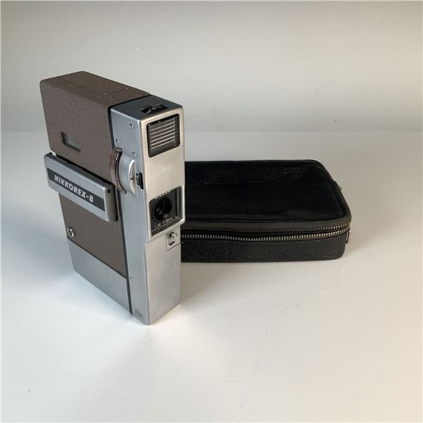 Nikkorex 8 8mm Movie Camera with Nikkor Lens and Case