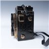 Image 3 : Ceramic Reflex Camera Figurine, Black and Copper Tone