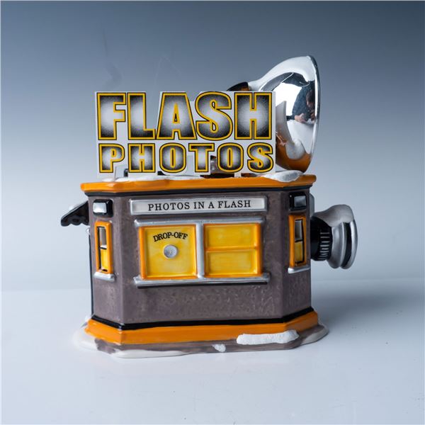 Department 56 Snow Village Figurine, Flash Photo Hut