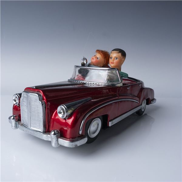 Vintage Tin Litho Convertible Toy, Photologging on Car