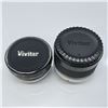 Image 1 : 2pc Vivitar Camera Lenses with Caps