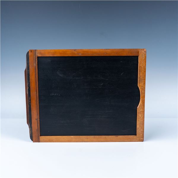 Vintage Wooden Large Format Camera Plate Holder