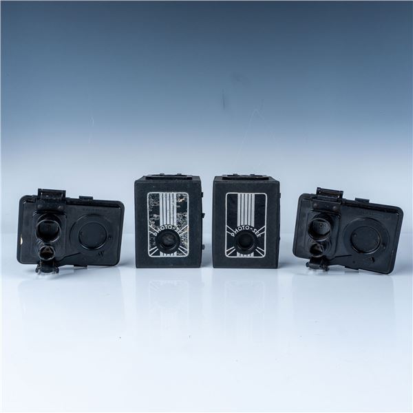 4pc Vintage Photo-See Cameras and Developing Tanks