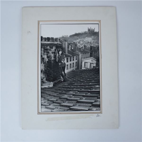 Andre Felix, Silverprint Photograph, Lyon Roofs, Signed