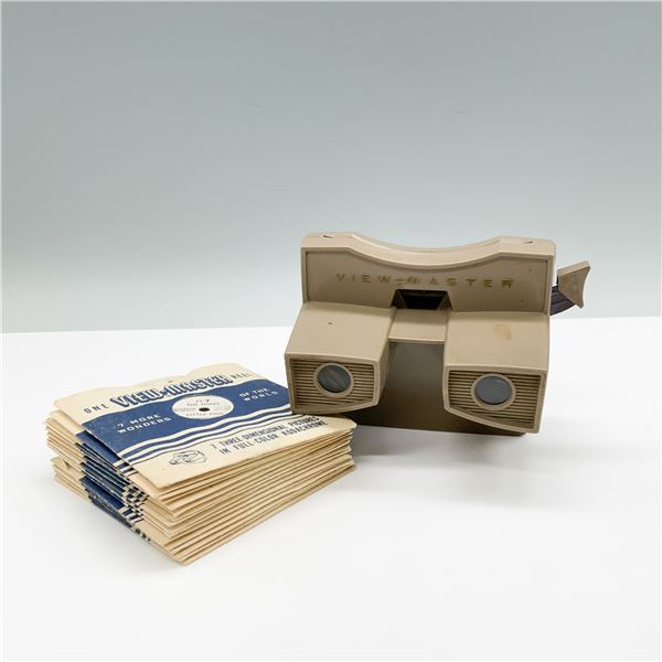 View-Master Model C with Scenic & Fairytale Reels, 1950s