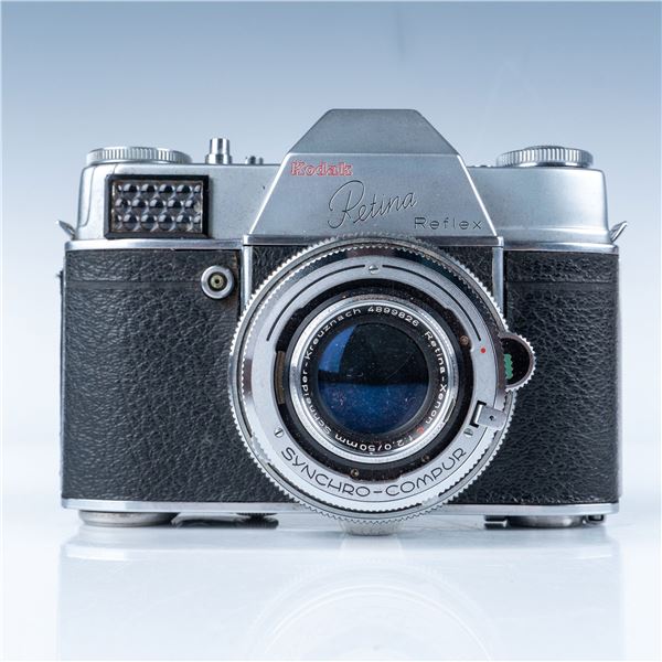 Kodak Retina Reflex Camera with Original Leather Case