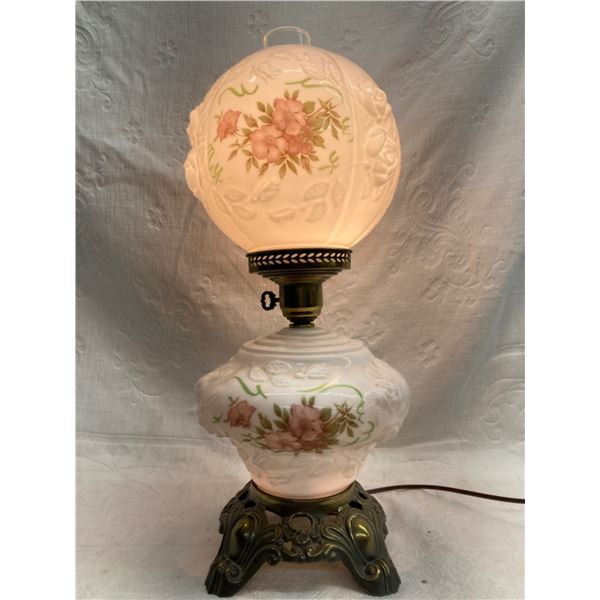 ANTIQUE DOUBLE GLOBE LAMP