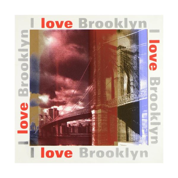 I Love Brooklyn by Steve Kaufman (1960-2010)