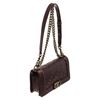 Image 2 : Chanel Dark Purple Embossed Calfskin Boy Medium Flap Bag