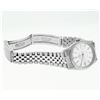 Image 9 : Rolex Mens Stainless Steel 36MM Silver Index 14K White Gold Bezel 36MM Datejust