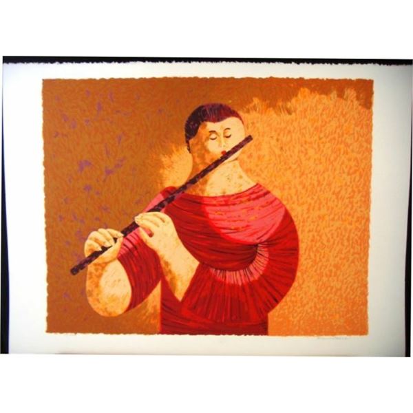 Flutist by Cabral, Flavio