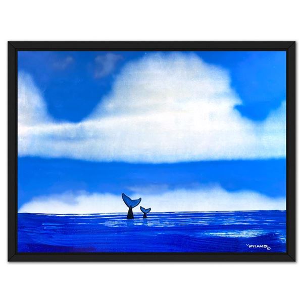 Humpback and Calf by Wyland Original