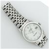Image 7 : Rolex Stainless Steel 36MM White Diamond Datejust Wristwatch