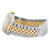 Image 7 : Rolex Mens Two Tone Sapphire Factory Champagne Diamond Dial Fluted Bezel Datejus