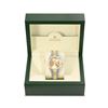 Image 9 : Rolex Mens Two Tone Sapphire Factory Champagne Diamond Dial Fluted Bezel Datejus