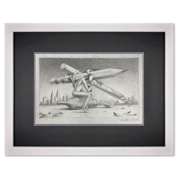 The Point of Staying Sharp - New York by Kostabi Original