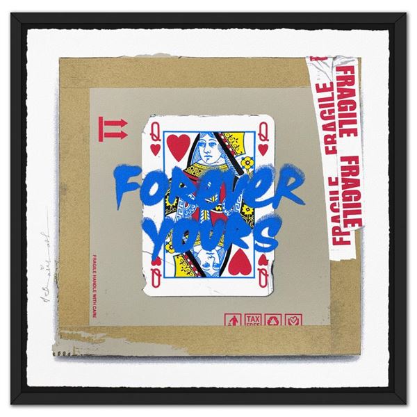 Queen of Love (Blue) by Mr Brainwash,