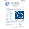 Image 4 : 10MM to 13MM SILVER South Sea Cultured Pearl Necklace with 14K White Gold Clasp