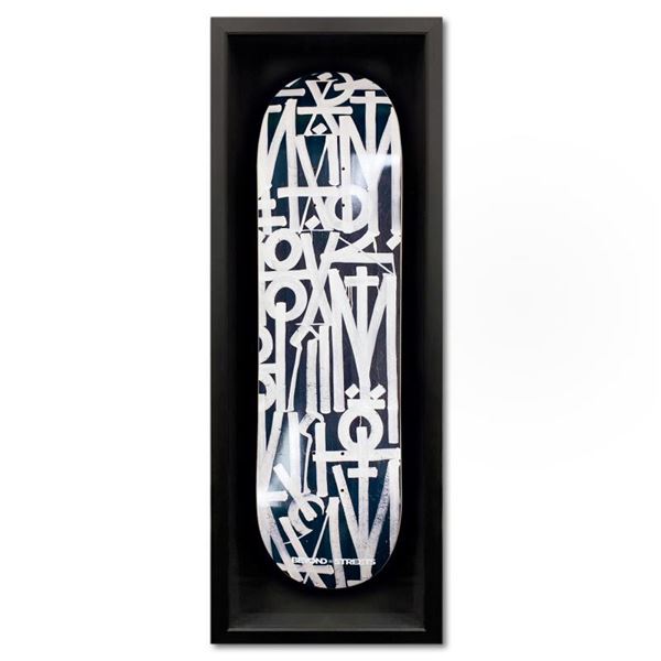 RETNA Beyond The Streets Skateboard (Blue) by RETNA,