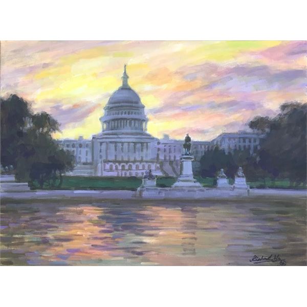 Sunset on the Capitol by Richard Zu Ming Ho