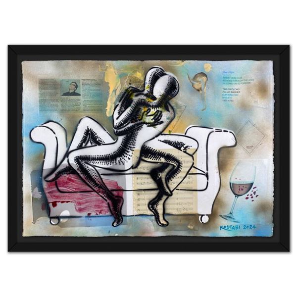 Embracing the Moment - New York by Kostabi Original