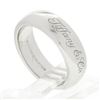 Image 8 : Tiffany & Co. Platinum 5.85mm Wide Signature Polished Domed Wedding Band Ring