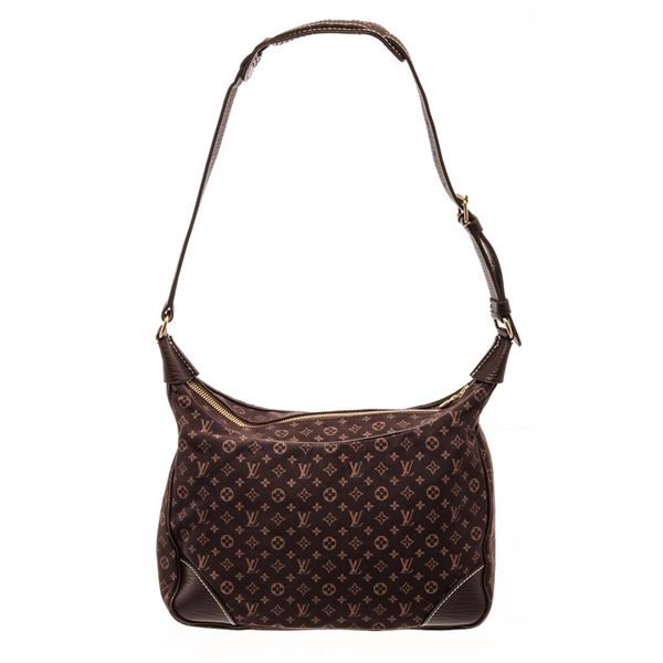 Louis Vuitton Brown Damier Ebene Boulogne Shoulder Bag