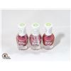 Image 1 : NEW 3 PACK OF SALLY HANSEN LASTING COLOUR NAIL