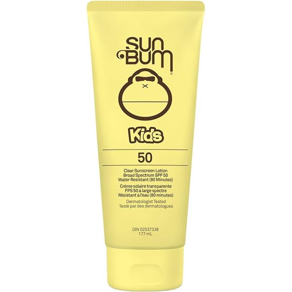 NEW 175ML SUN BUM KIDS CLEAR SUNSCREEN LOTION