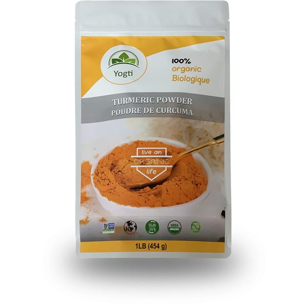 NEW 2 X 1LBS YOGTI TURMERIC POWDER