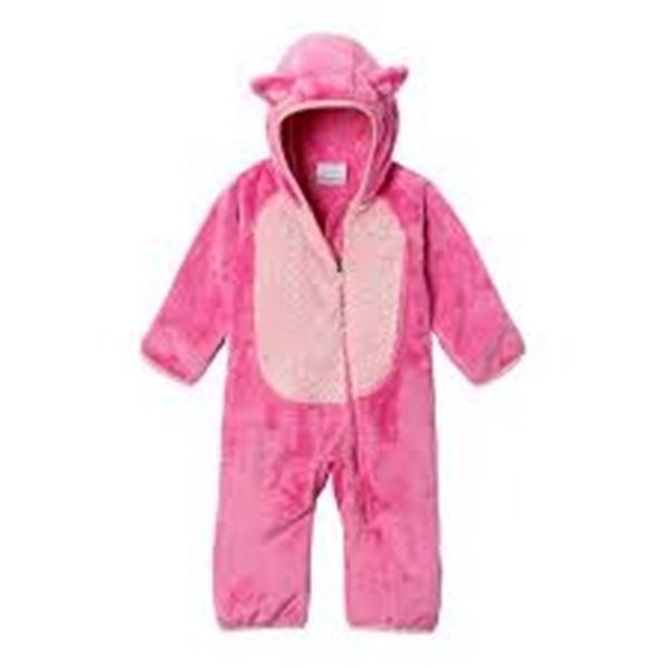 NEW ENFANT FOXY BABY SHERPA BUNTING PINK