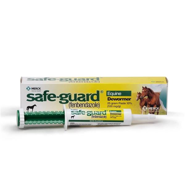 NEW WITH BOX 25G SAFEGUARD HORSE DEWORMER