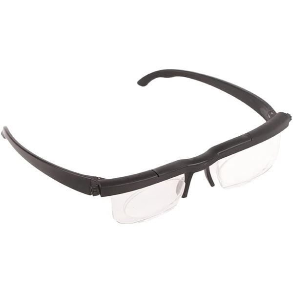 NEW ADJUSTABLE FOCUS GLASSES DIAL VISION LENS 6D