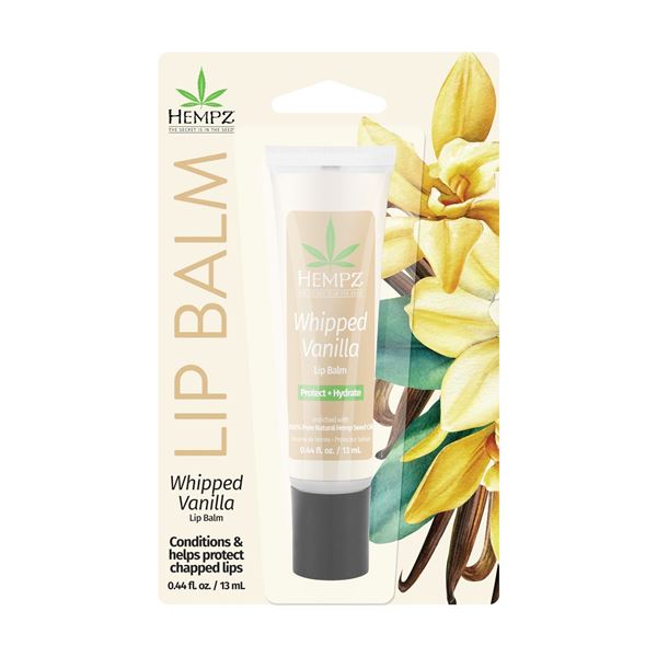 NEW 13ML HEMPZ LIP BALM WHIPPED VANILLA