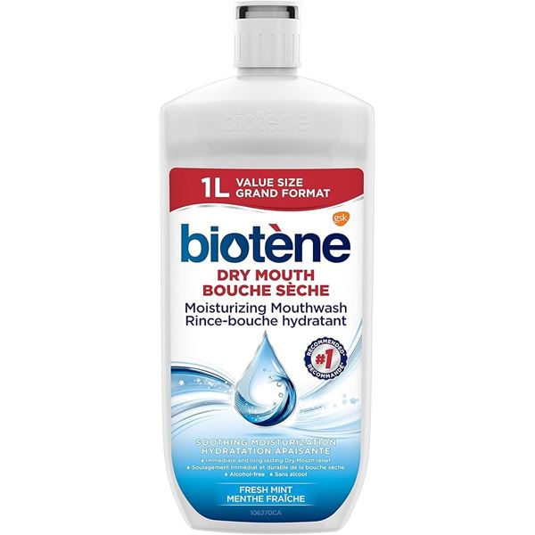 NEW 1L BIOTENE DRY MOUTH MOUTHWASH