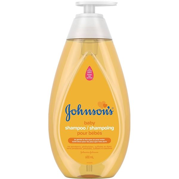 NEW 600ML JOHNSONS BABY SHAMPOO