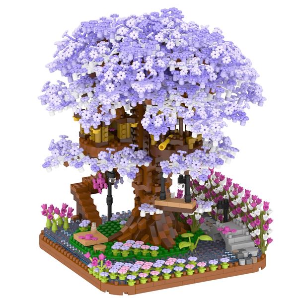 NEW BUILDING BLOCK CHERRY BLOSSOMS TREE HOUSE